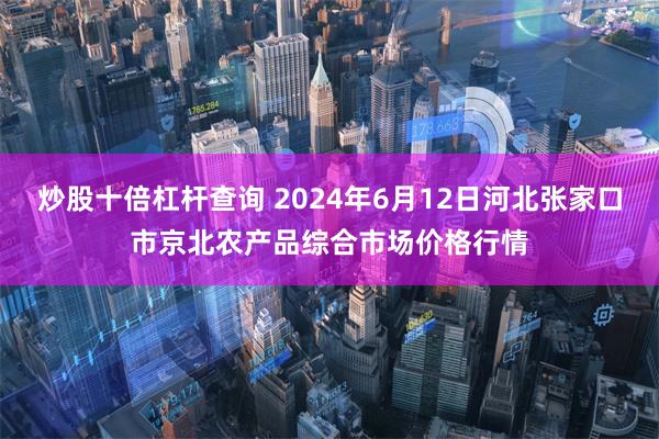 炒股十倍杠杆查询 2024年6月12日河北张家口市京北农产品综合市场价格行情