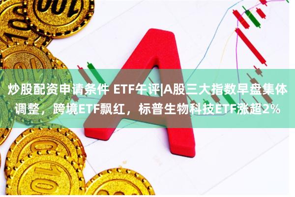 炒股配资申请条件 ETF午评|A股三大指数早盘集体调整，跨境ETF飘红，标普生物科技ETF涨超2%